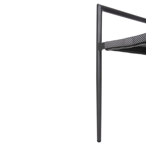 ΠΟΛΥΘΡΟΝΑ ΑΛΟΥΜΙΝΙΟΥ RONNY HM5998.01 ΓΚΡΙ ΣΚΕΛΕΤΟΣ & ΓΚΡΙ TEXTILENE 53x51x80Υεκ. - Image 9