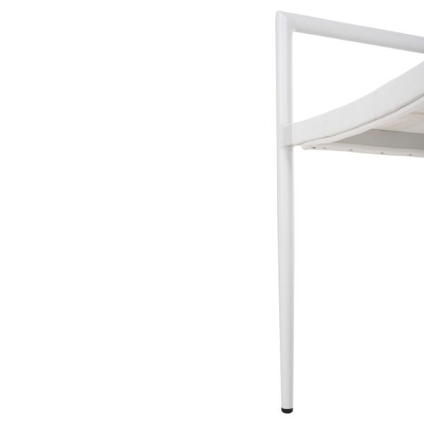 ΠΟΛΥΘΡΟΝΑ ΑΛΟΥΜΙΝΙΟΥ RONNY HM5998.02 ΛΕΥΚΟΣ ΣΚΕΛΕΤΟΣ & ΛΕΥΚΟ TEXTILENE 53x51x80Υεκ. - Image 9