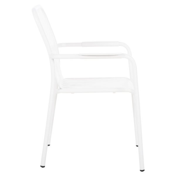 ΠΟΛΥΘΡΟΝΑ ΑΛΟΥΜΙΝΙΟΥ RACHEL HM6088.02 ΛΕΥΚΗ 63x58x85Υεκ. - Image 4