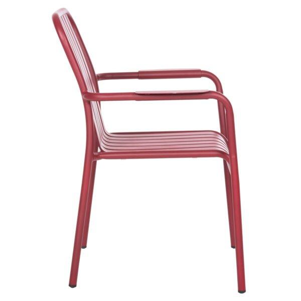 ΠΟΛΥΘΡΟΝΑ ΑΛΟΥΜΙΝΙΟΥ RACHEL HM6088.05 KOKKINH 63x58x85Υεκ. - Image 4