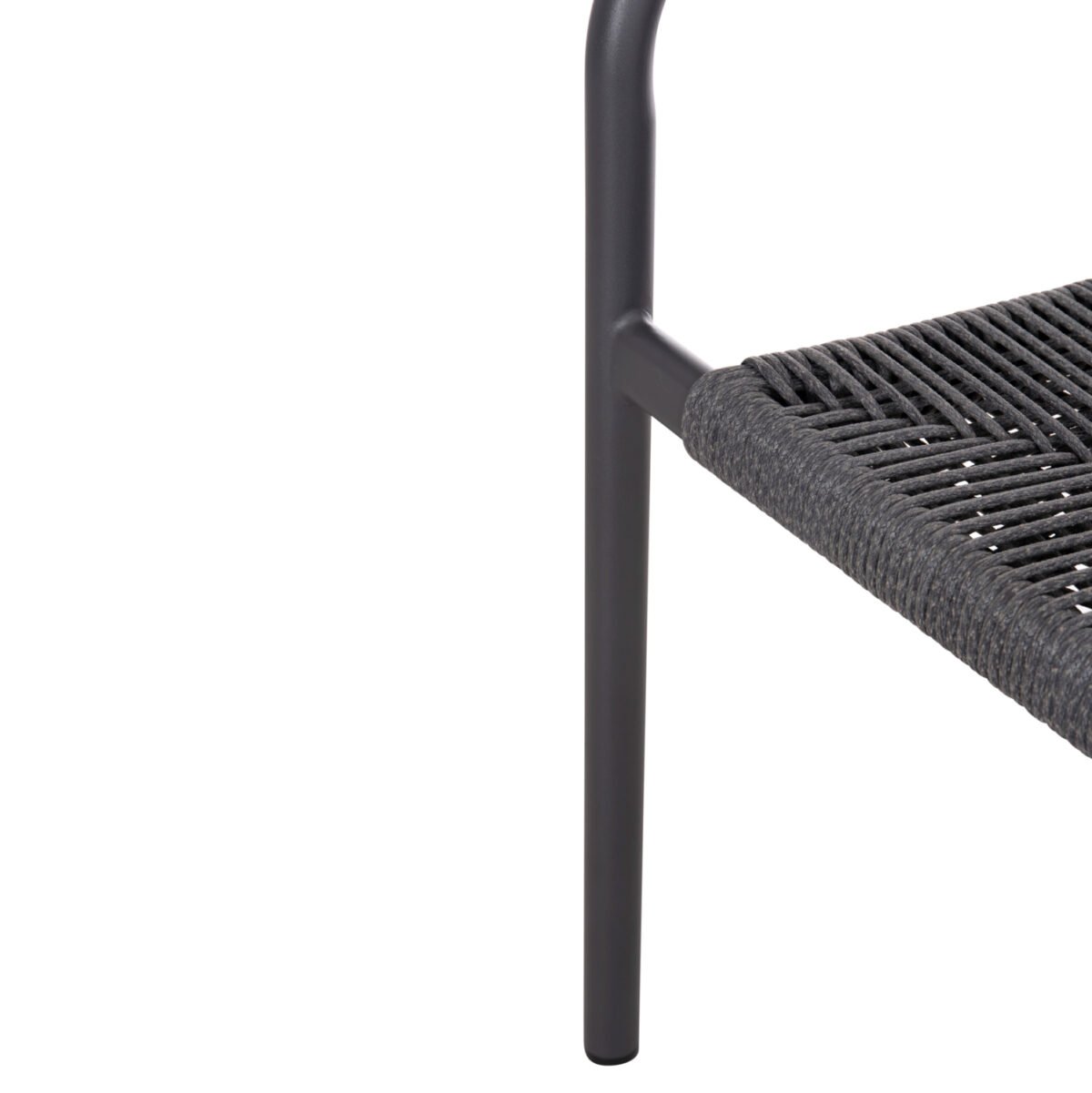 ΠΟΛΥΘΡΟΝΑ ΑΛΟΥΜΙΝΙΟΥ LUCCI HM6266.01 ΣΚΟΥΡΟ ΓΚΡΙ ΣΚΕΛΕΤΟΣ & P.E.RATTAN 58x56x79Υεκ - Image 9