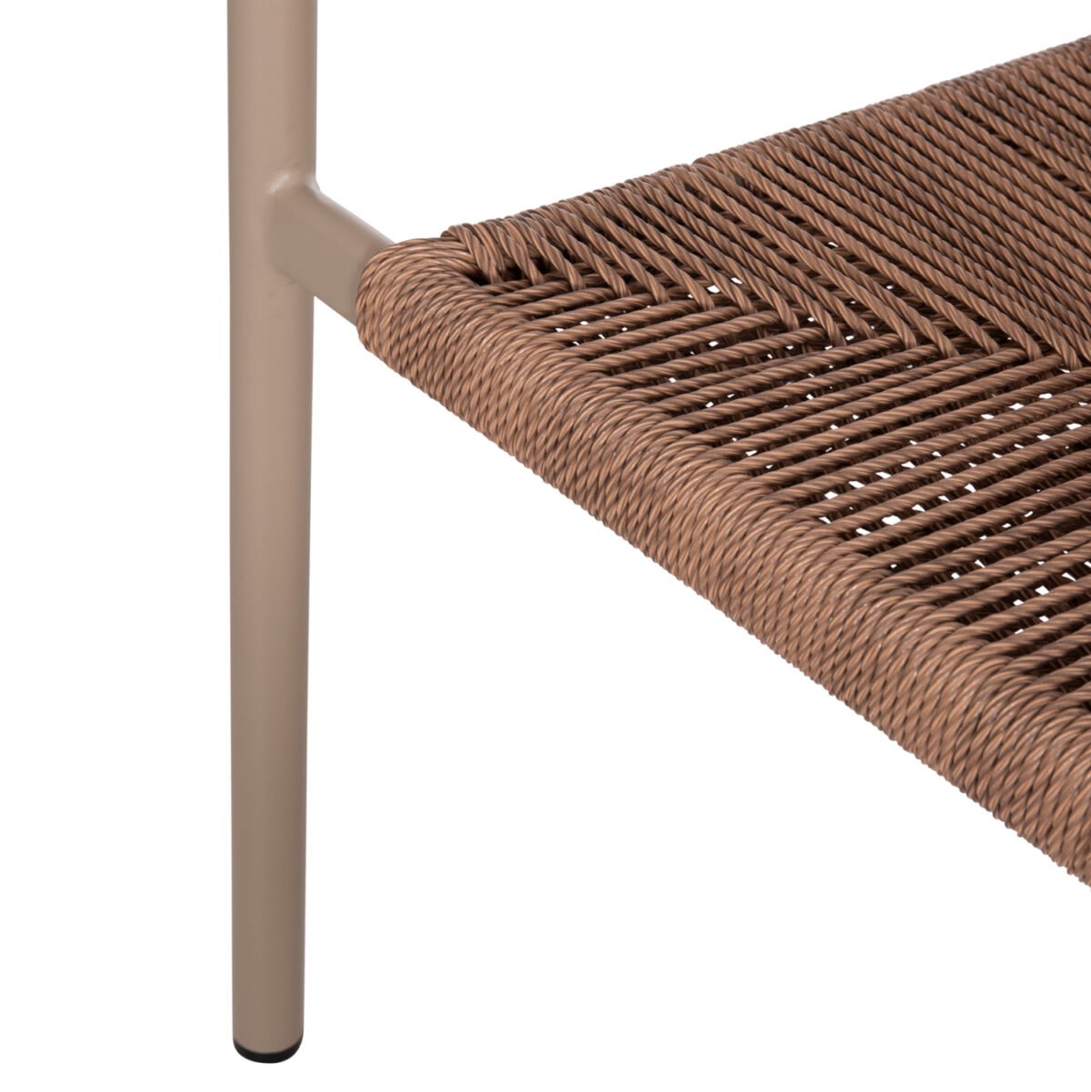 ΠΟΛΥΘΡΟΝΑ ΑΛΟΥΜΙΝΙΟΥ LUCCI HM6266.02 MOKA ΣΚΕΛΕΤΟΣ-P.E.RATTAN ΦΥΣΙΚΟ 58x56x79Υεκ - Image 9