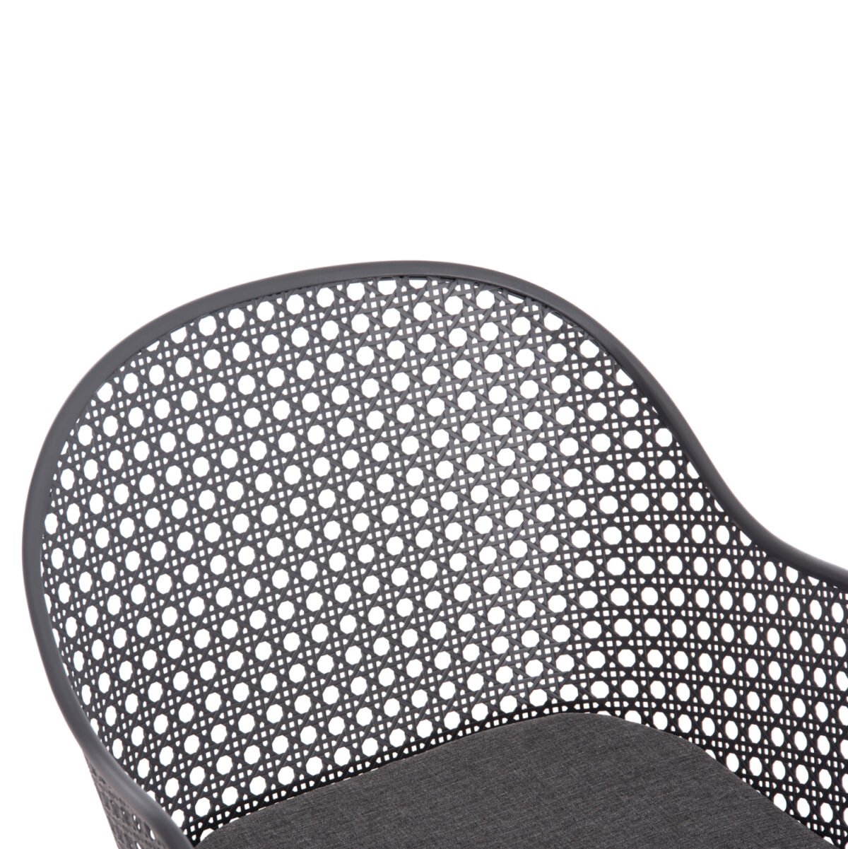 ΠΟΛΥΘΡΟΝΑ ΑΛΟΥΜΙΝΙΟΥ OREGO HM6268.01 ΣΚΕΛΕΤΟΣ & ΜΑΞΙΛΑΡΙ ΣΚΟΥΡΟ ΓΚΡΙ 56x59x81Υεκ. - Image 7