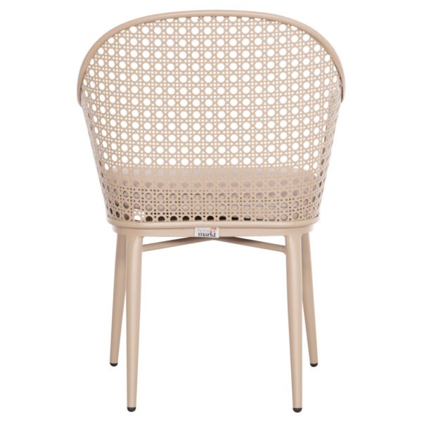 ΠΟΛΥΘΡΟΝΑ ΑΛΟΥΜΙΝΙΟΥ OREGO HM6268.03 ΚΑΠΟΥΤΣΙΝΟ-ΜΑΞΙΛΑΡΙ ΜΠΕΖ 58x55x83Υεκ. - Image 6