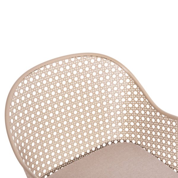 ΠΟΛΥΘΡΟΝΑ ΑΛΟΥΜΙΝΙΟΥ OREGO HM6268.03 ΚΑΠΟΥΤΣΙΝΟ-ΜΑΞΙΛΑΡΙ ΜΠΕΖ 58x55x83Υεκ. - Image 7