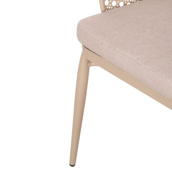 ΠΟΛΥΘΡΟΝΑ ΑΛΟΥΜΙΝΙΟΥ OREGO HM6268.03 ΚΑΠΟΥΤΣΙΝΟ-ΜΑΞΙΛΑΡΙ ΜΠΕΖ 58x55x83Υεκ. - Image 10