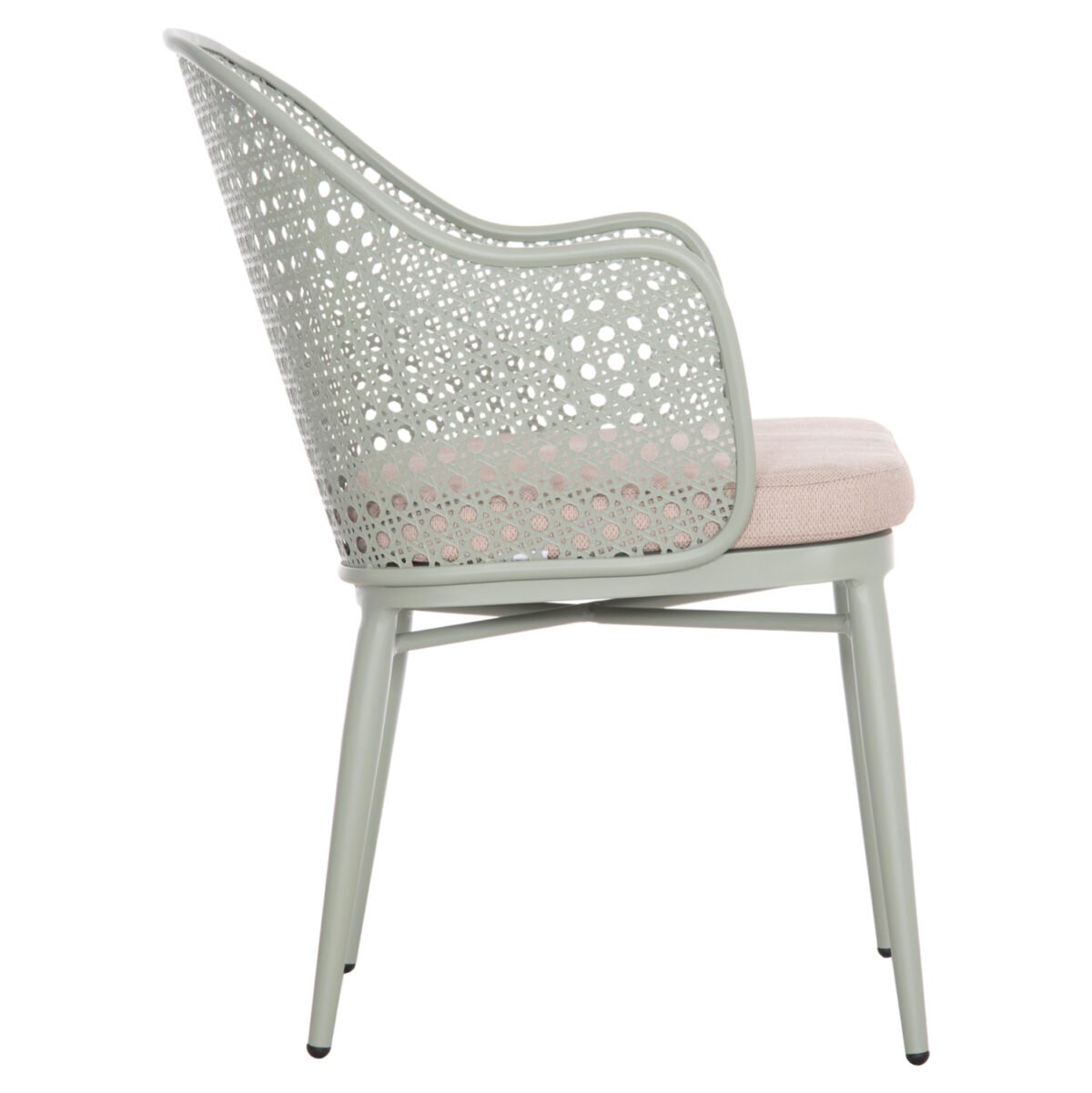 ΠΟΛΥΘΡΟΝΑ ΑΛΟΥΜΙΝΙΟΥ OREGO HM6268.06 ΦΥΣΤΙΚΙ-ΜΑΞΙΛΑΡΙ ΜΠΕΖ 56x59x81Υεκ. - Image 4