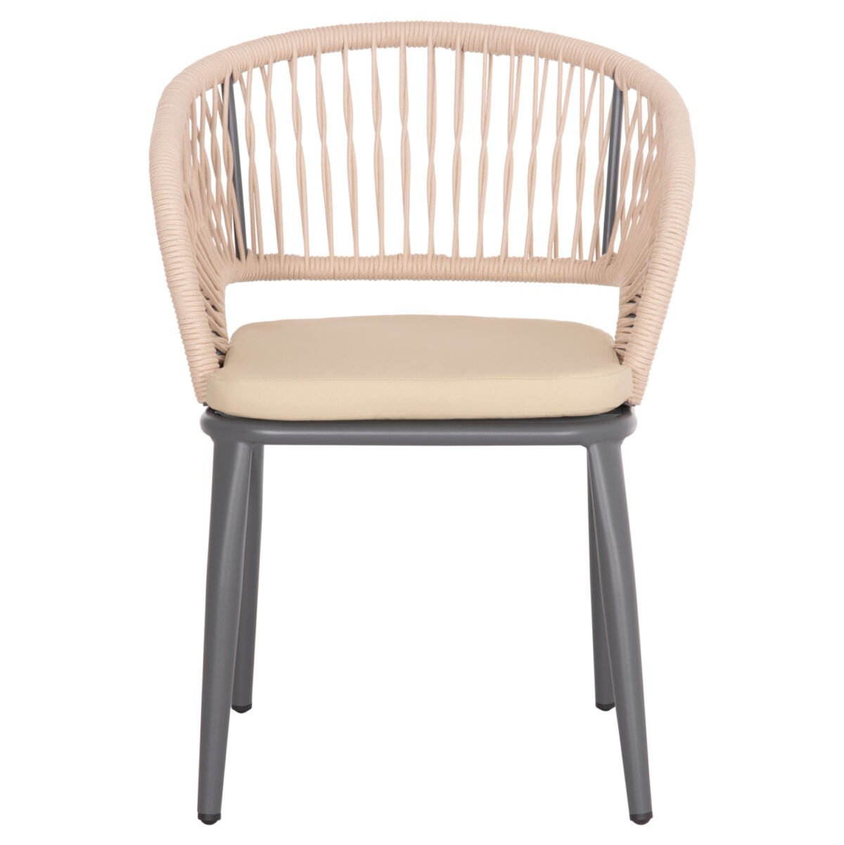 ΠΟΛΥΘΡΟΝΑ ΑΛΟΥΜΙΝΙΟΥ MAGNET HM6287.01 ΣΚΟΥΡΟ ΓΚΡΙ ΜΕ ΚΡΕΜ P.E.ΣΧΟΙΝΙ 59x61x81.5Υεκ - Image 3