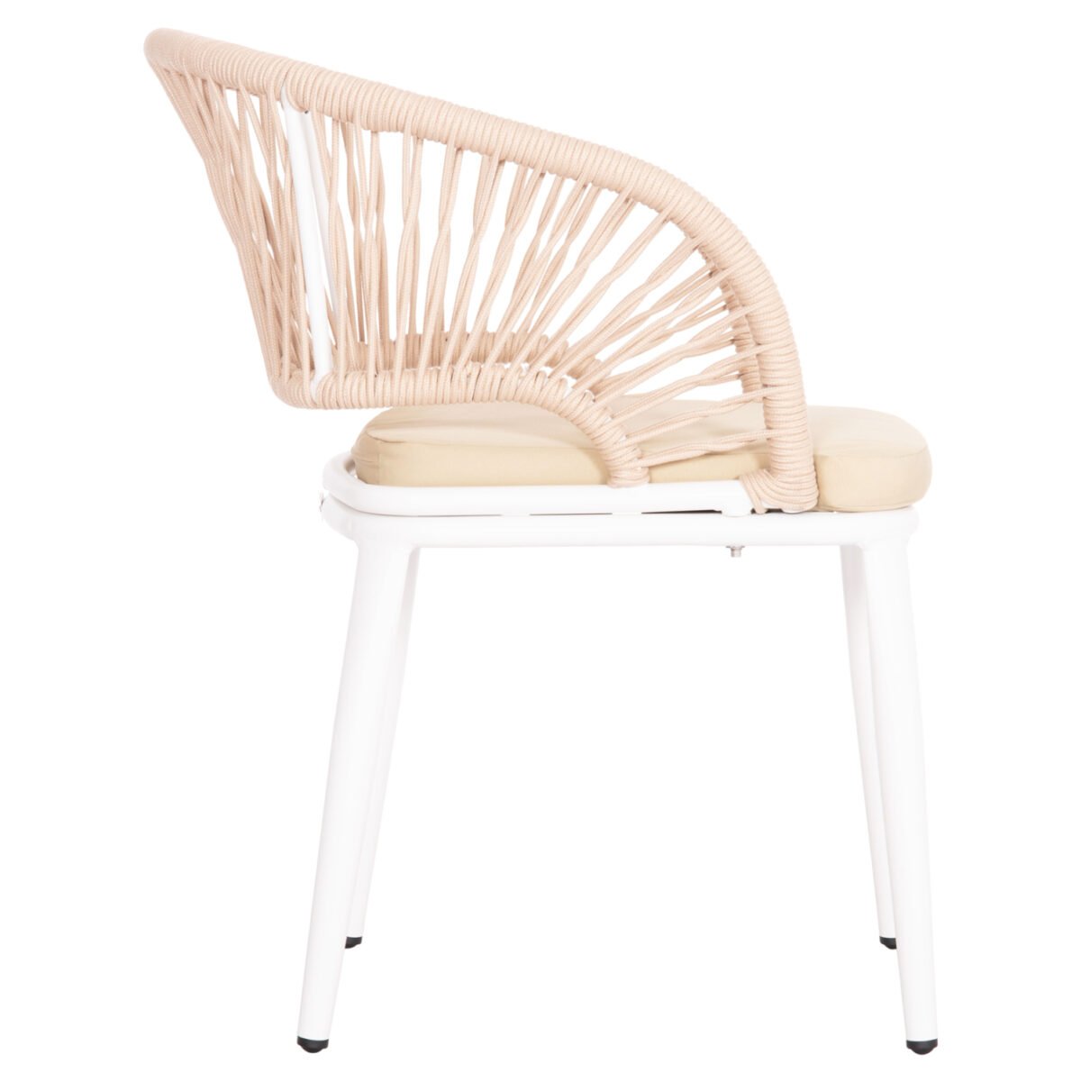 ΠΟΛΥΘΡΟΝΑ ΑΛΟΥΜΙΝΙΟΥ MAGNET HM6287.02 ΛΕΥΚΟ ΜΕ ΜΠΕΖ P.E.ΣΧΟΙΝΙ 59x61x81.5Υεκ - Image 4