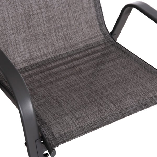 ΠΟΛΥΘΡΟΝΑ ΕΞ.ΧΩΡΟΥ LEON HM5000.41 ΜΕΤΑΛΛΙΚΗ ΓΚΡΙ K/D- ΣΕΤ 4 ΤΜΧ-55x70x91Υεκ. - Image 8