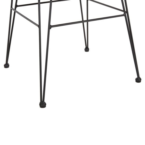 ΠΟΛΥΘΡΟΝΑ ΕΞ.ΧΩΡΟΥ ALLEGRA HM5456.11 ΜΕΤΑΛΛΟ&ΜΑΞΙΛΑΡΙ ΜΑΥΡΟ-WICKER ΜΠΕΖ 58x61x81Y - Image 10