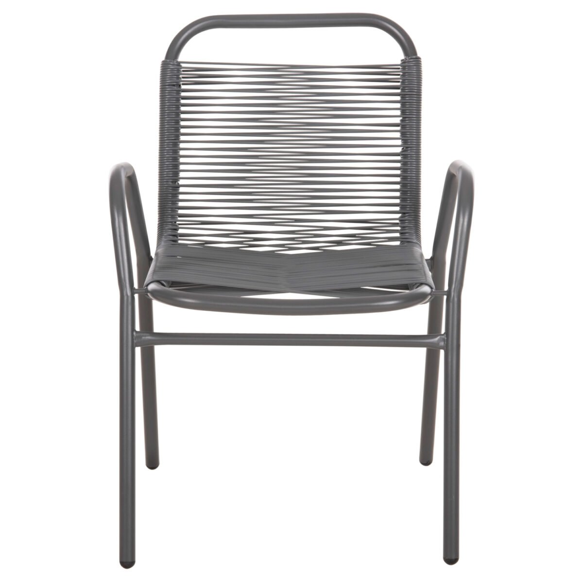 ΠΟΛΥΘΡΟΝΑ ΕΞ.ΧΩΡΟΥ AVRIL HM5968.01 ΜΕΤΑΛΛΟ ΚΑΙ ΣΥΝΘ.RATTAN ΣΕ ΓΚΡΙ 54,5x56x78Υεκ. - Image 3