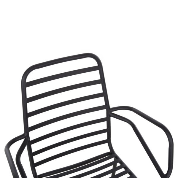 ΠΟΛΥΘΡΟΝΑ ΕΞ.ΧΩΡΟΥ FREE HM6045 ΜΕΤΑΛΛΙΚΗ ΜΑΥΡΗ 61x53x87Yεκ. - Image 7