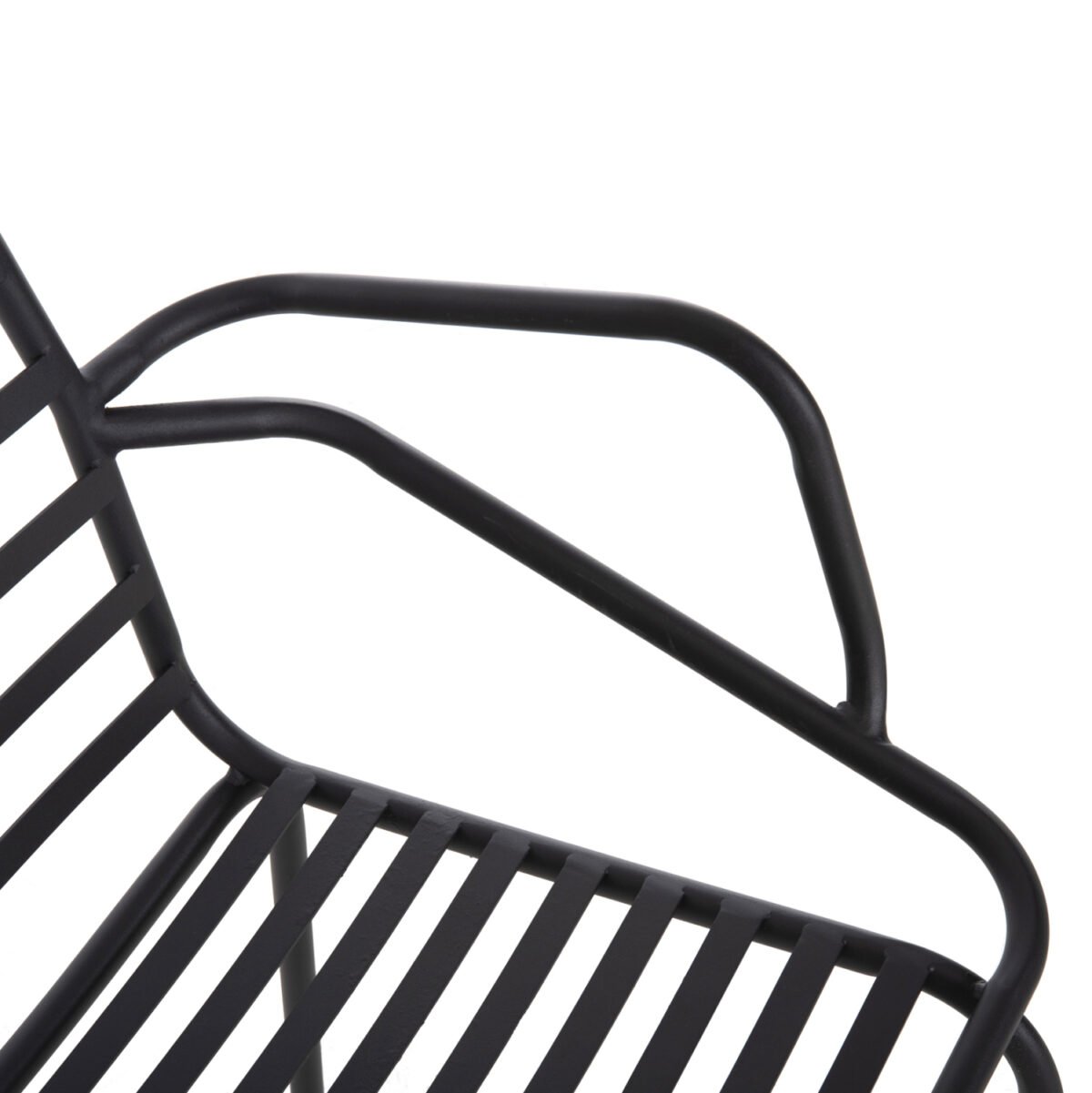 ΠΟΛΥΘΡΟΝΑ ΕΞ.ΧΩΡΟΥ FREE HM6045 ΜΕΤΑΛΛΙΚΗ ΜΑΥΡΗ 61x53x87Yεκ. - Image 8