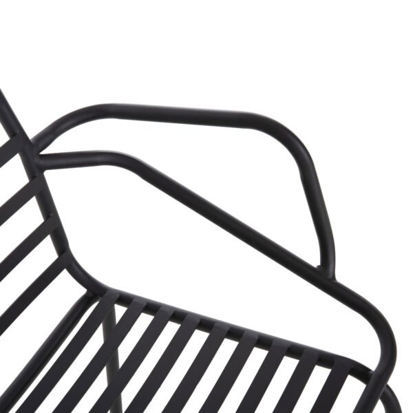 ΠΟΛΥΘΡΟΝΑ ΕΞ.ΧΩΡΟΥ FREE HM6045 ΜΕΤΑΛΛΙΚΗ ΜΑΥΡΗ 61x53x87Yεκ. - Image 8