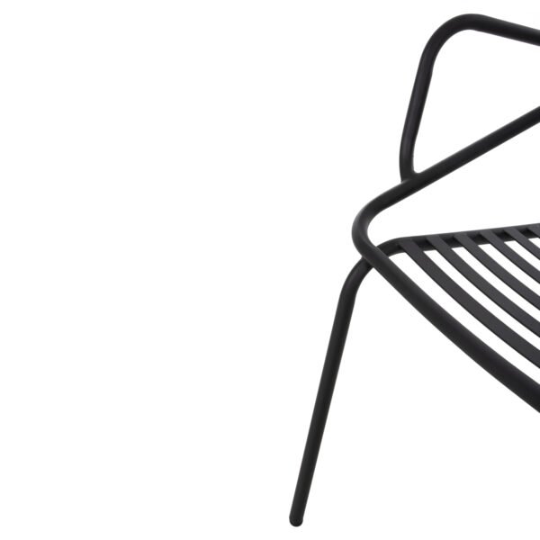 ΠΟΛΥΘΡΟΝΑ ΕΞ.ΧΩΡΟΥ FREE HM6045 ΜΕΤΑΛΛΙΚΗ ΜΑΥΡΗ 61x53x87Yεκ. - Image 10