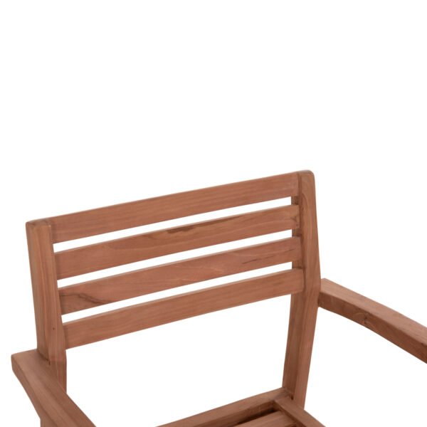 ΠΟΛΥΘΡΟΝΑ ΕΞΩΤ.ΧΩΡΟΥ ERMIONI HM18129 ΞΥΛΟ TEAK--ΦΥΣΙΚΟ ΧΡΩΜΑ 60x59x84Υεκ. - Image 7