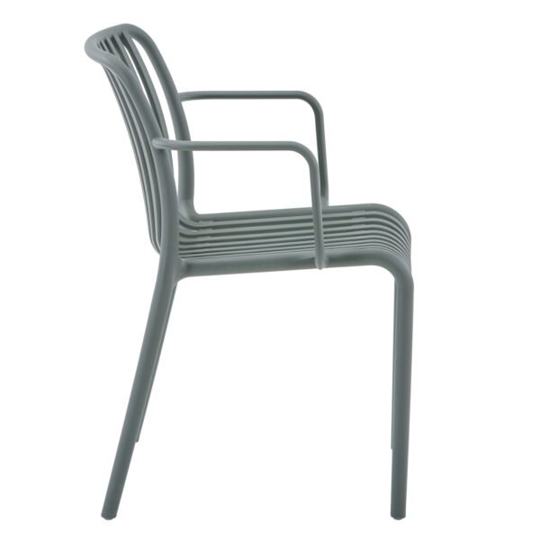 ΠΟΛΥΘΡΟΝΑ ΕΞΩΤ.ΧΩΡΟΥ CONVEE HM6105.07 DARK OLIVE ΠΟΛΥΠΡΟΠΥΛΕΝΙΟ 55x56x79Yεκ. - Image 4