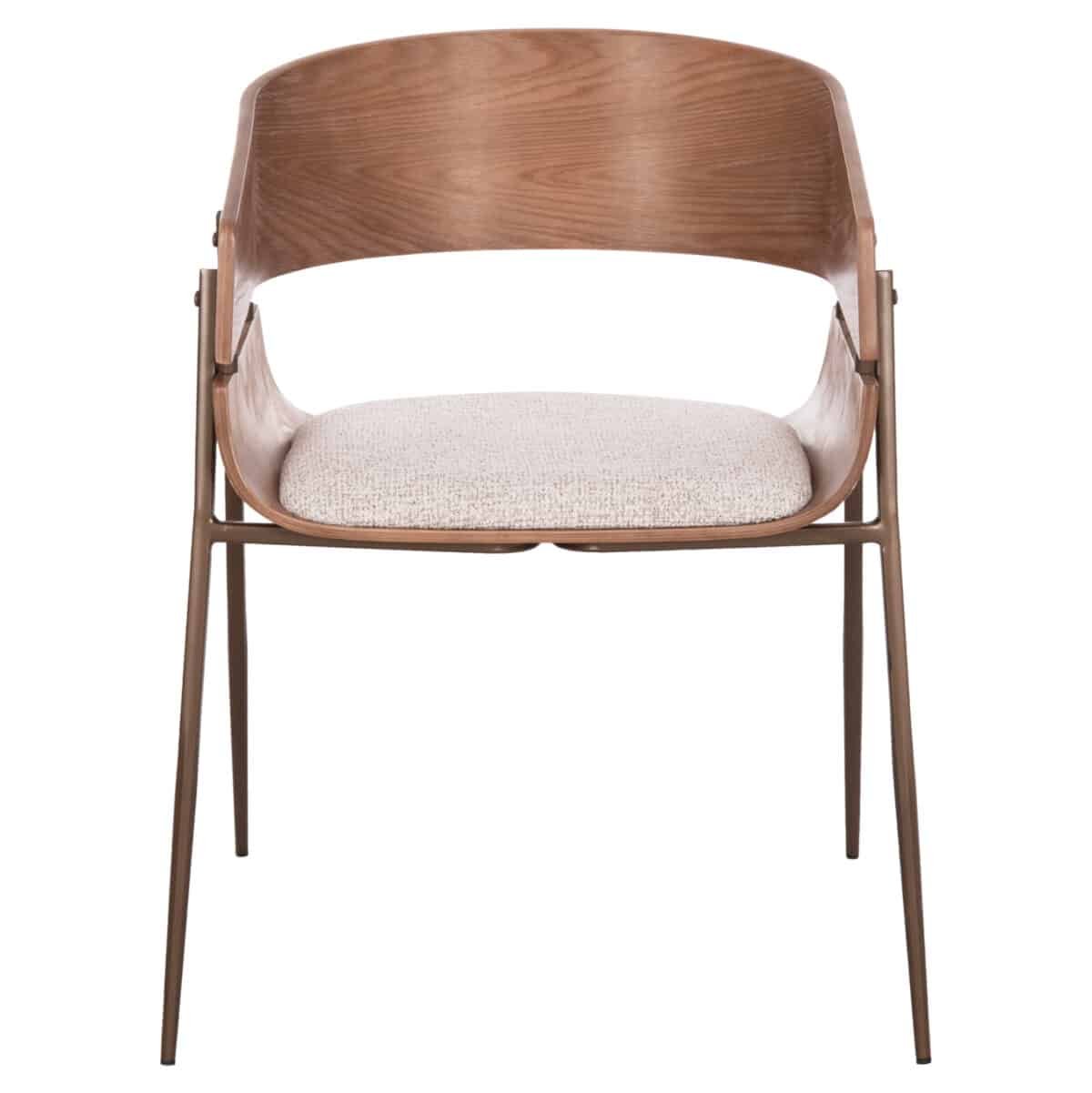 ΠΟΛΥΘΡΟΝΑ KRILL HM18254.01 PLYWOOD ΣΕ WHITEWASH--ΜΕΤΑΛΛΟ ΣΕ ΧΑΛΚΙΝΟ 55,5x55x72Υεκ. - Image 3