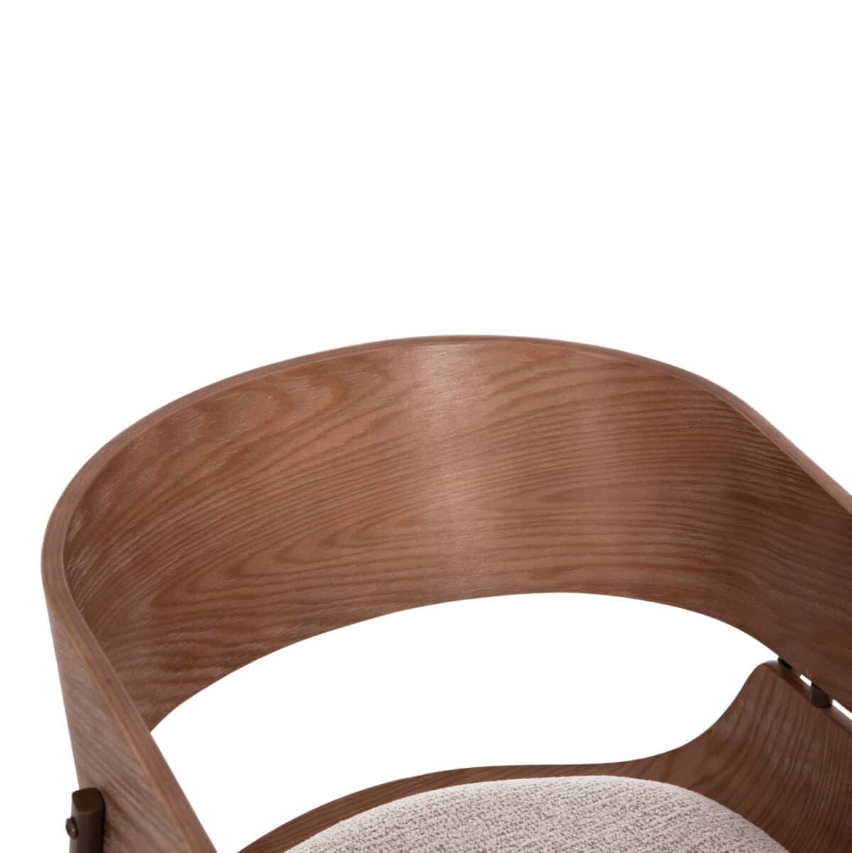 ΠΟΛΥΘΡΟΝΑ KRILL HM18254.01 PLYWOOD ΣΕ WHITEWASH--ΜΕΤΑΛΛΟ ΣΕ ΧΑΛΚΙΝΟ 55,5x55x72Υεκ. - Image 7