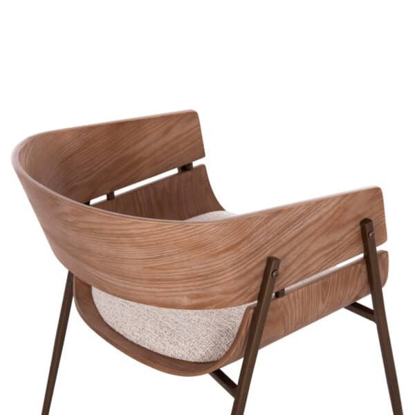 ΠΟΛΥΘΡΟΝΑ KRILL HM18254.01 PLYWOOD ΣΕ WHITEWASH--ΜΕΤΑΛΛΟ ΣΕ ΧΑΛΚΙΝΟ 55,5x55x72Υεκ. - Image 10