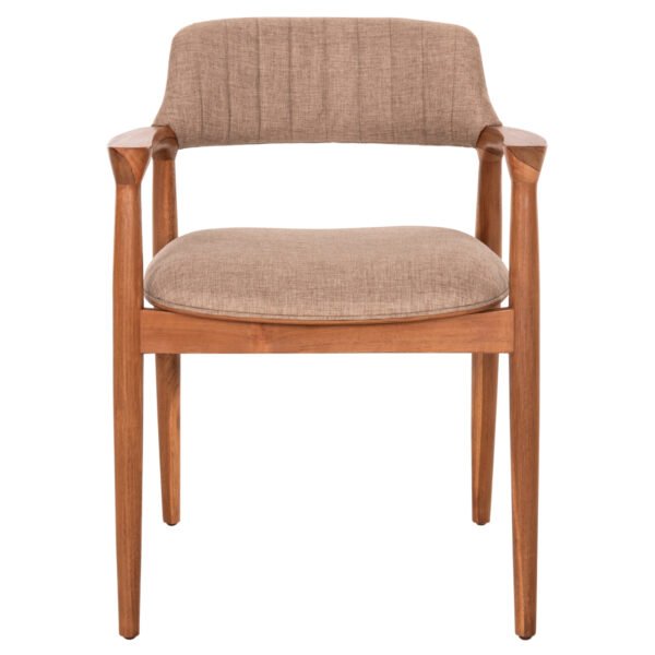 ΠΟΛΥΘΡΟΝΑ JAMES HM18259 TEAK WOOD ΜΕ ΣΑΜΠΑΝΙ ΥΦΑΣΜΑ 57x52x76Υεκ. - Image 3