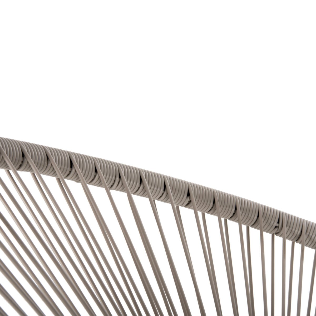 ΠΟΛΥΘΡΟΝΑ HM5872.03 ΤΥΠΟΥ ΦΩΛΙΑ ΜΕΤΑΛ. ACAPULCO ΜΑΥΡΗ-ΕΚΡΟΥ ΣΥΝΘ. RATTAN 71x72x80Υεκ - Image 9