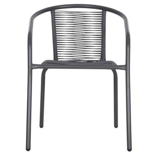 ΠΟΛΥΘΡΟΝΑ SWIFTER HM5969.01 ΜΕΤΑΛΛΟ ΓΚΡΙ-ΣΥΝΘ. RATTAN ΓΚΡΙ 54x61x75Υεκ. - Image 3