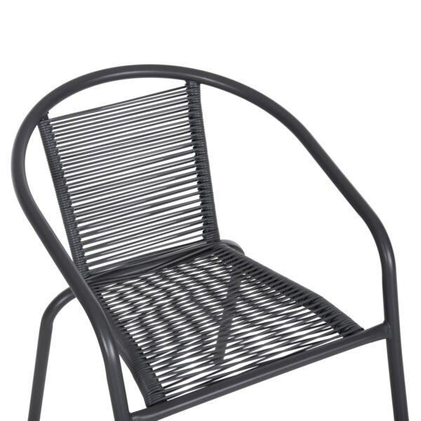 ΠΟΛΥΘΡΟΝΑ SWIFTER HM5969.01 ΜΕΤΑΛΛΟ ΓΚΡΙ-ΣΥΝΘ. RATTAN ΓΚΡΙ 54x61x75Υεκ. - Image 7