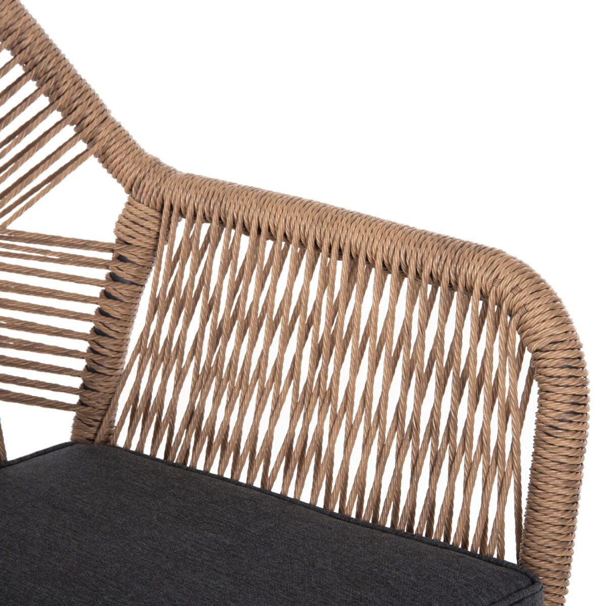 ΠΟΛΥΘΡΟΝΑ TOPIN HM6048.03 ΑΛΟΥΜΙΝΙΟ ΑΝΘΡΑΚΙ-P.E. RATTAN ΜΠΕΖ-ΜΑΞΙΛΑΡΙ ΑΝΘΡΑΚΙ - Image 9