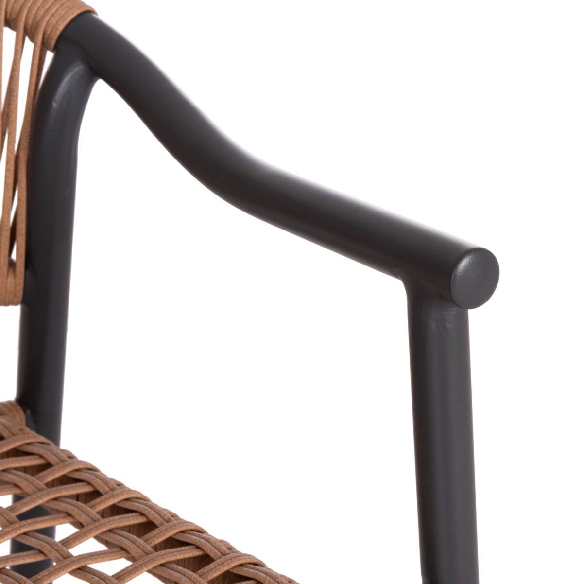 ΠΟΛΥΘΡΟΝΑ KERLY HM6050.10 ΑΛΟΥΜΙΝΙΟ ΣΚΟΥΡΟ ΓΚΡΙ--ΜΠΕΖ ΣΥΝΘΕΤΙΚΟ RATTAN 54x58,5x76Υεκ - Image 9