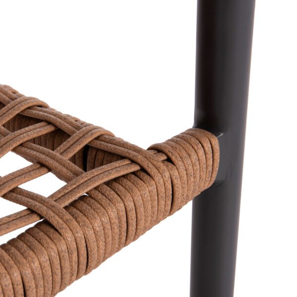 ΠΟΛΥΘΡΟΝΑ KERLY HM6050.10 ΑΛΟΥΜΙΝΙΟ ΣΚΟΥΡΟ ΓΚΡΙ--ΜΠΕΖ ΣΥΝΘΕΤΙΚΟ RATTAN 54x58,5x76Υεκ - Image 10