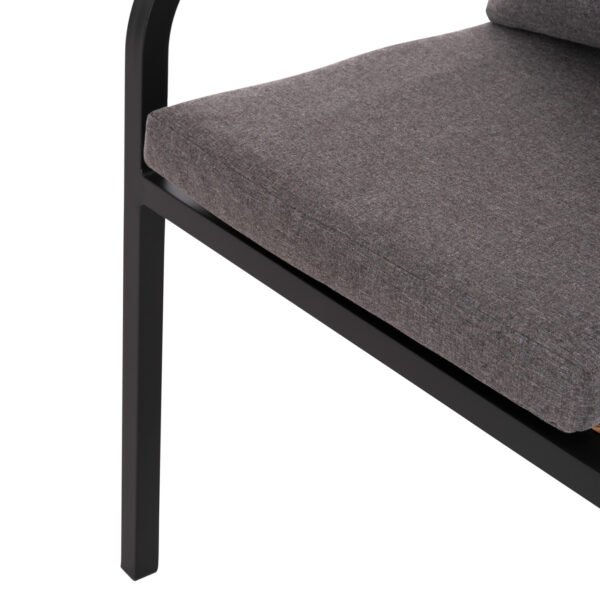 ΠΟΛΥΘΡΟΝΑ MAERLY HM6051.03 ΑΝΘΡΑΚΙ ΑΛΟΥΜΙΝΙΟ & ΜΑΞΙΛΑΡΙΑ-ΚΑΦΕ P.E.RATTAN 57x60x84Υεκ. - Image 9