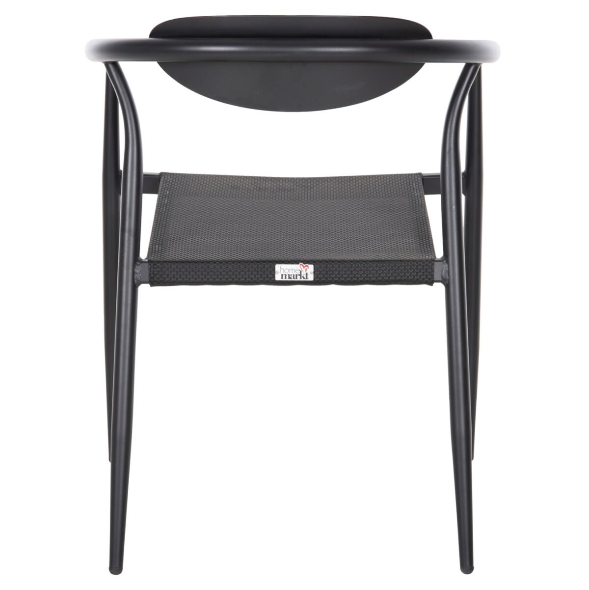 ΠΟΛΥΘΡΟΝΑ SERLY HM6052.02 ΑΛΟΥΜΙΝΙΟ ΜΑΥΡΟ-TEXTILENE ΜΑΥΡΟ 56x61x74,5Yεκ - Image 6