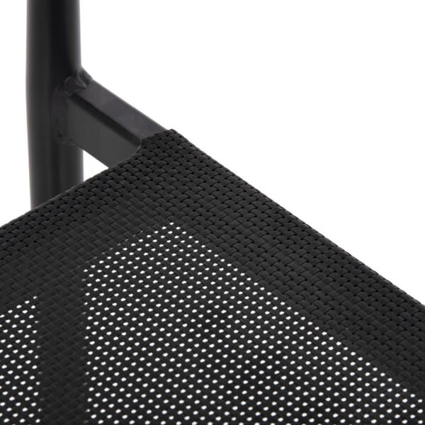 ΠΟΛΥΘΡΟΝΑ SERLY HM6052.02 ΑΛΟΥΜΙΝΙΟ ΜΑΥΡΟ-TEXTILENE ΜΑΥΡΟ 56x61x74,5Yεκ - Image 8