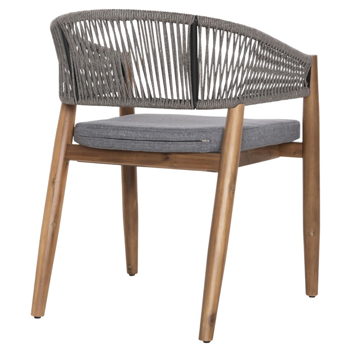 ΠΟΛΥΘΡΟΝΑ NAVAN HM6135.01 ΞΥΛΟ ΑΚΑΚΙΑΣ ΦΥΣΙΚΟ-ΣΧΟΙΝΙ NYLON ΓΚΡΙ 59x58x76Υεκ. - Image 5