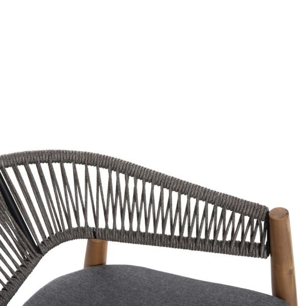 ΠΟΛΥΘΡΟΝΑ NAVAN HM6135.01 ΞΥΛΟ ΑΚΑΚΙΑΣ ΦΥΣΙΚΟ-ΣΧΟΙΝΙ NYLON ΓΚΡΙ 59x58x76Υεκ. - Image 7