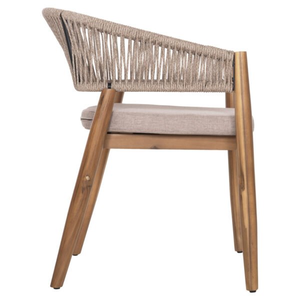 ΠΟΛΥΘΡΟΝΑ NAVAN HM6135.02 ΞΥΛΟ ΑΚΑΚΙΑΣ ΦΥΣΙΚΟ-ΣΧΟΙΝΙ NYLON ΜΠΕΖ 59x58x76Υεκ. - Image 4