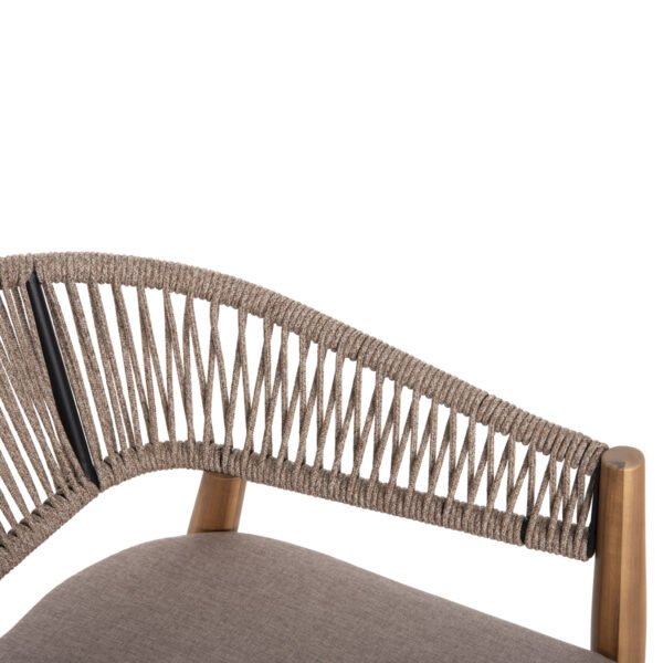 ΠΟΛΥΘΡΟΝΑ NAVAN HM6135.02 ΞΥΛΟ ΑΚΑΚΙΑΣ ΦΥΣΙΚΟ-ΣΧΟΙΝΙ NYLON ΜΠΕΖ 59x58x76Υεκ. - Image 7