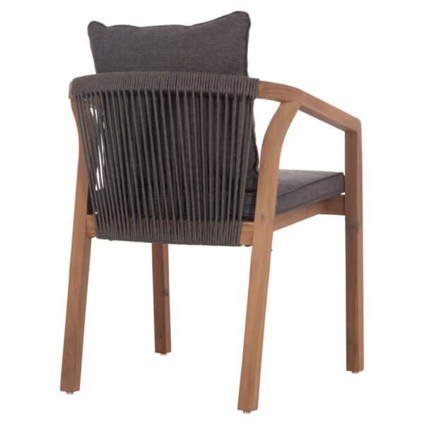 ΠΟΛΥΘΡΟΝΑ CONTREL HM6244.02 ΞΥΛΟ ΑΚΑΚΙΑΣ ΦΥΣΙΚΟ-ΣΧΟΙΝΙ & ΜΑΞΙΛΑΡΙΑ ΓΚΡΙ 58x60x74Υεκ. - Image 5