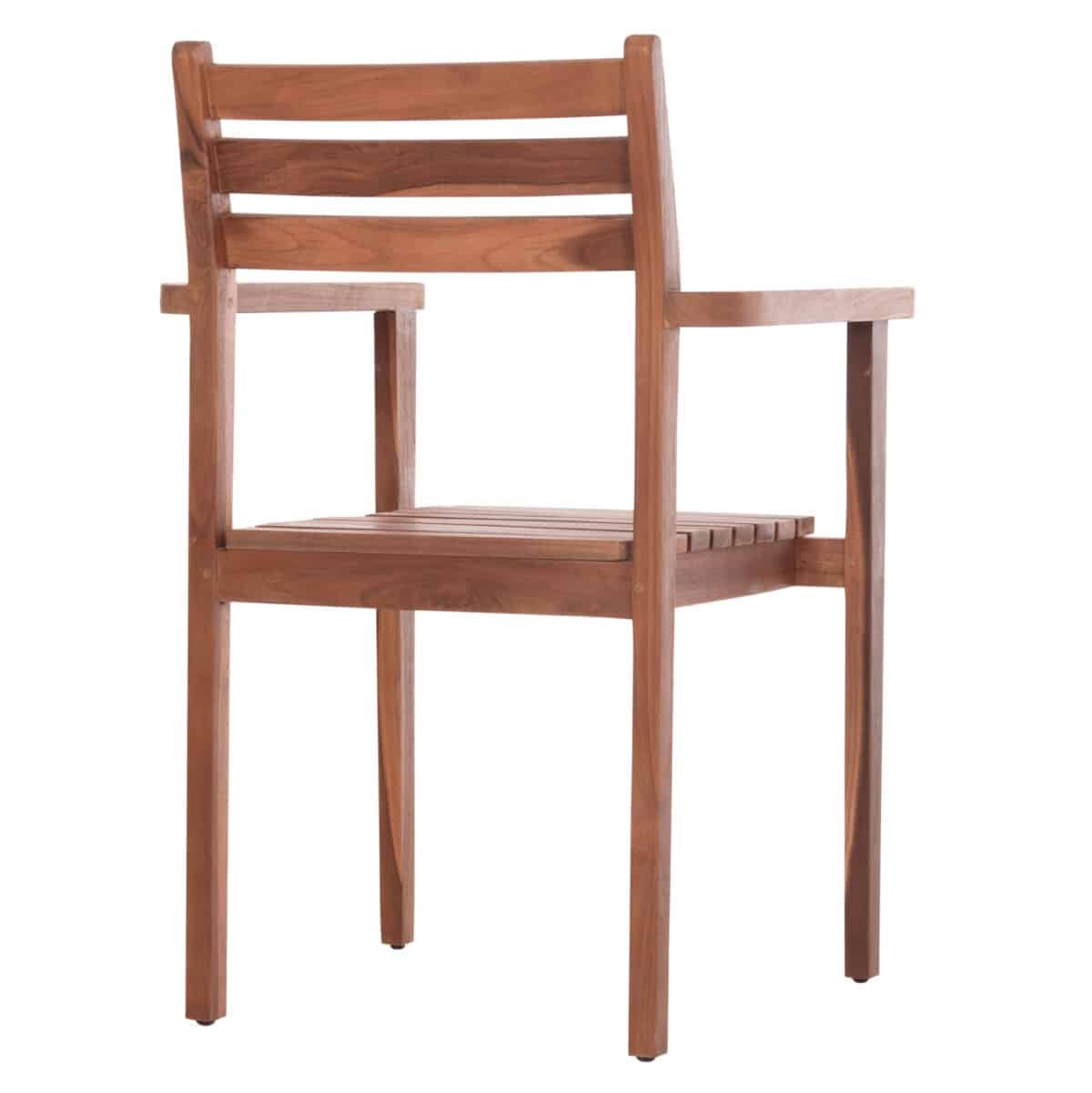 ΠΟΛΥΘΡΟΝΑ KEMPO HM6358 ΞΥΛΟ TEAK ΣΕ ΦΥΣΙΚΟ--58x58,5x88Υεκ. - Image 5