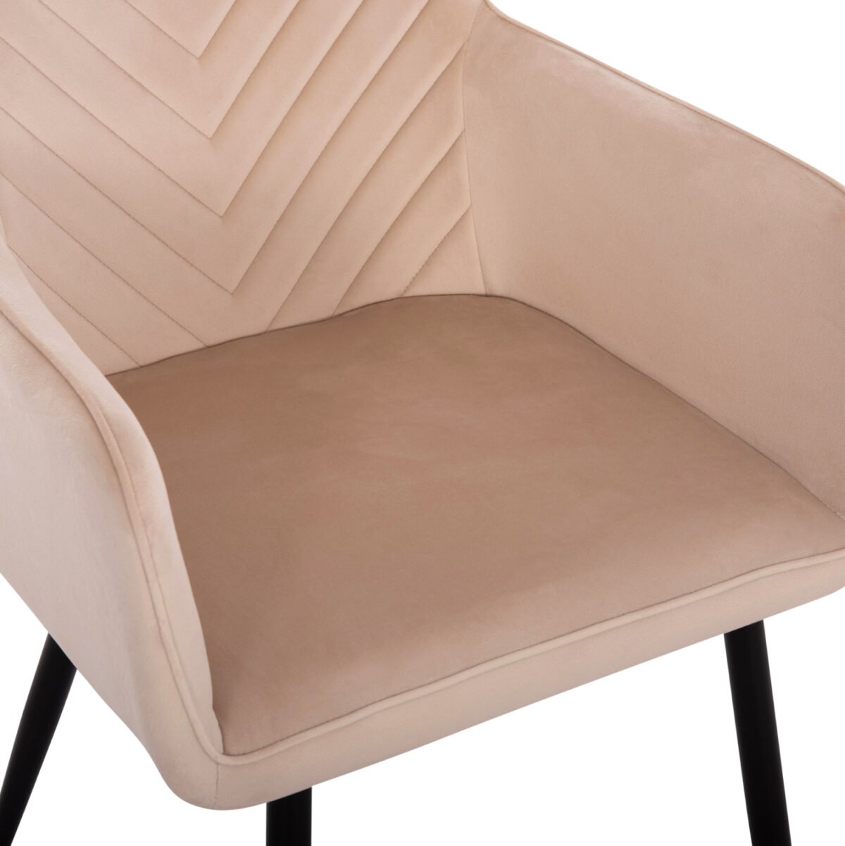 ΠΟΛΥΘΡΟΝΑ LATRELL HM8582.05 ΕΚΡΟΥ ΒΕΛΟΥΔΟ & ΜΑΥΡΑ ΜΕΤΑΛΛΙΚΑ ΠΟΔΙΑ 54x57x84Yεκ. - Image 8