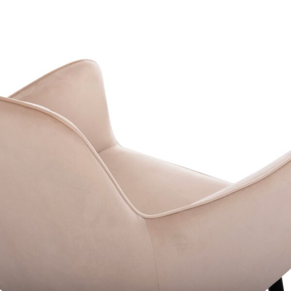 ΠΟΛΥΘΡΟΝΑ LATRELL HM8582.05 ΕΚΡΟΥ ΒΕΛΟΥΔΟ & ΜΑΥΡΑ ΜΕΤΑΛΛΙΚΑ ΠΟΔΙΑ 54x57x84Yεκ. - Image 10