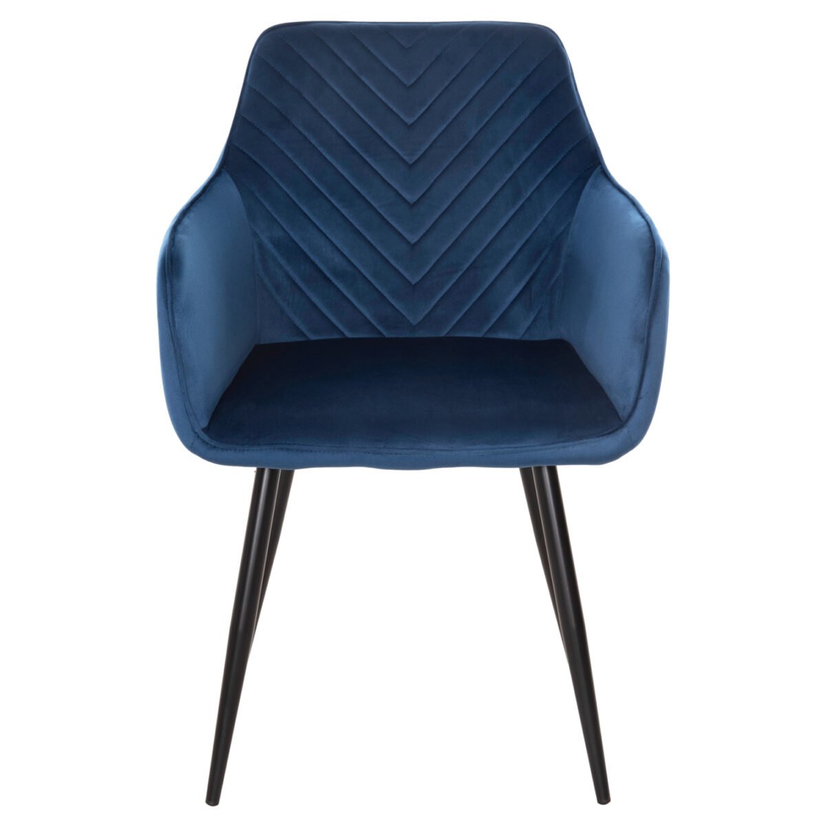 ΠΟΛΥΘΡΟΝΑ LATRELL HM8582.08 ΜΠΛΕ ΒΕΛΟΥΔΟ & ΜΑΥΡΑ ΜΕΤΑΛΛΙΚΑ ΠΟΔΙΑ 57x56x84Yεκ. - Image 3