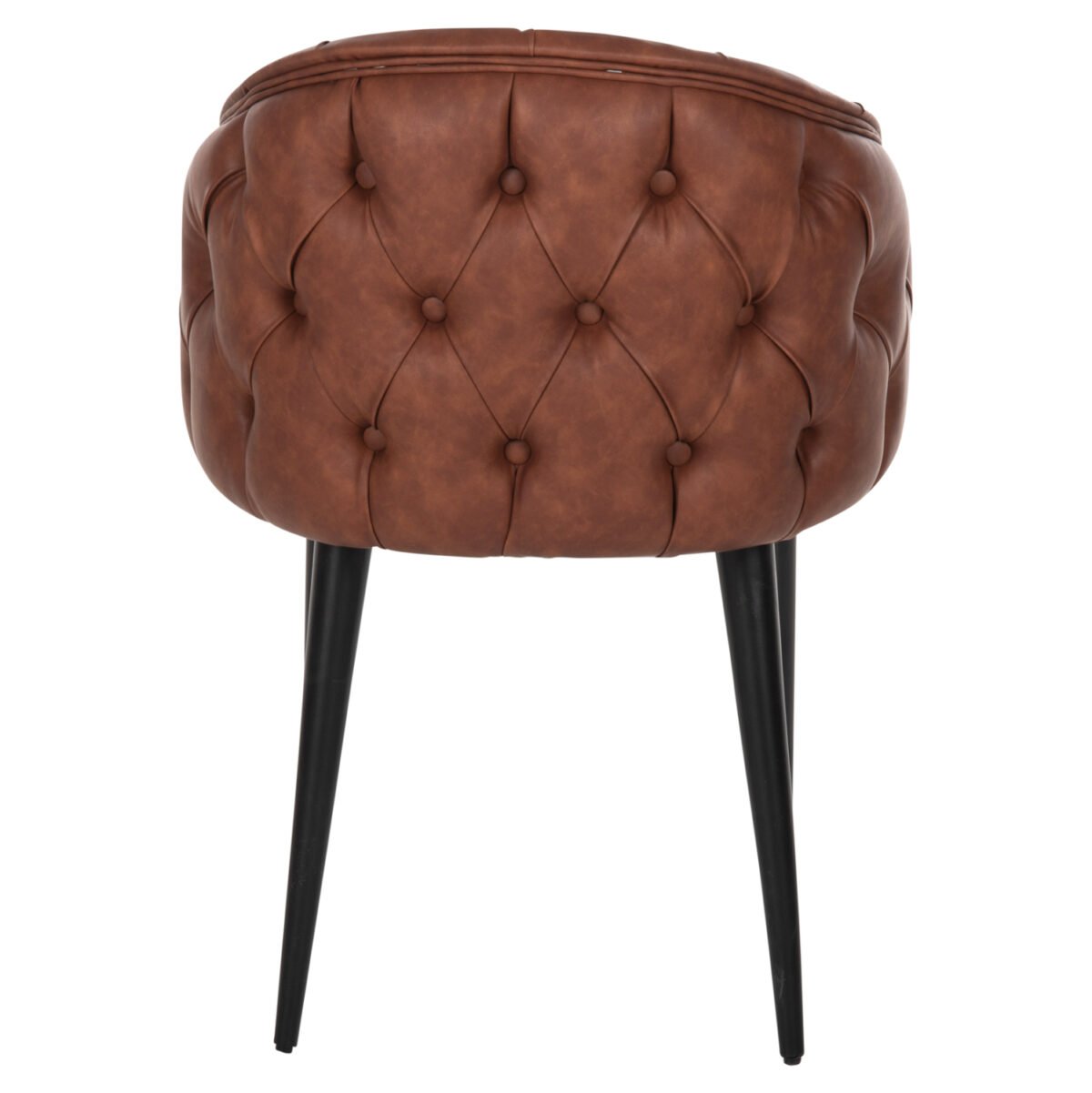 ΠΟΛΥΘΡΟΝΑ LORETTA HM9271.53 ΜΕ ΤΑΜΠΑ ΤΕΧΝΟΔΕΡΜΑ & ΞΥΛΙΝΑ ΜΑΥΡΑ ΠΟΔΙΑ 53x60x82Υεκ. - Image 6