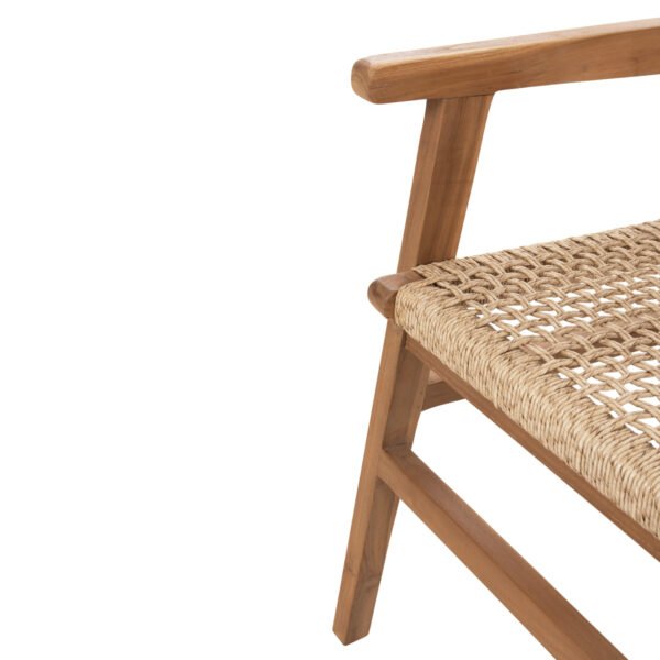 ΠΟΛΥΘΡΟΝΑ BJORN HM9403.21 ΜΑΣΙΦ ΞΥΛΟ ΤEAK ΦΥΣΙΚΟ-ΣΧΟΙΝΙ 56x56x83Υ εκ. - Image 10