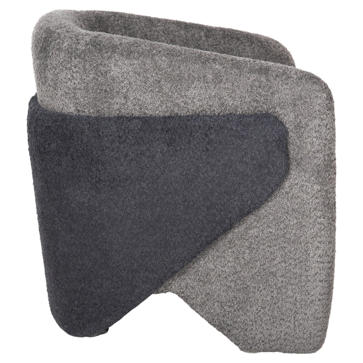 ΠΟΛΥΘΡΟΝΑ DOPER HM9590.01 ΜΠΟΥΚΛΕ ΥΦΑΣΜΑ ΓΚΡΙ-ΜΠΛΕ ΑΝΘΡΑΚΙ 68x72x76Υ εκ. - Image 4