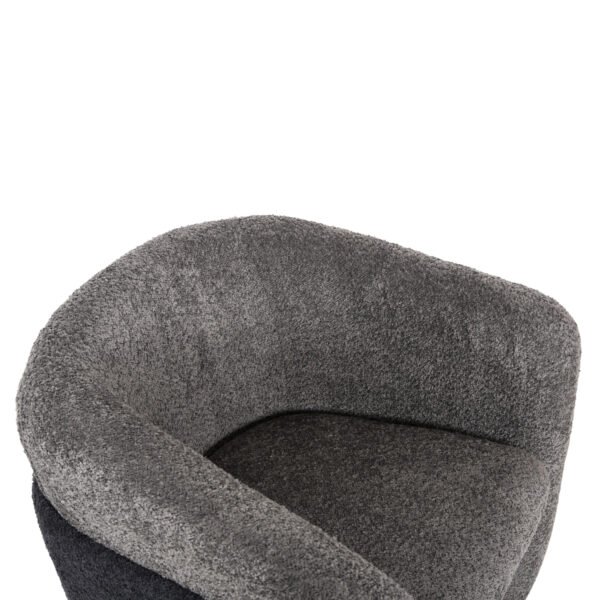 ΠΟΛΥΘΡΟΝΑ DOPER HM9590.01 ΜΠΟΥΚΛΕ ΥΦΑΣΜΑ ΓΚΡΙ-ΜΠΛΕ ΑΝΘΡΑΚΙ 68x72x76Υ εκ. - Image 7