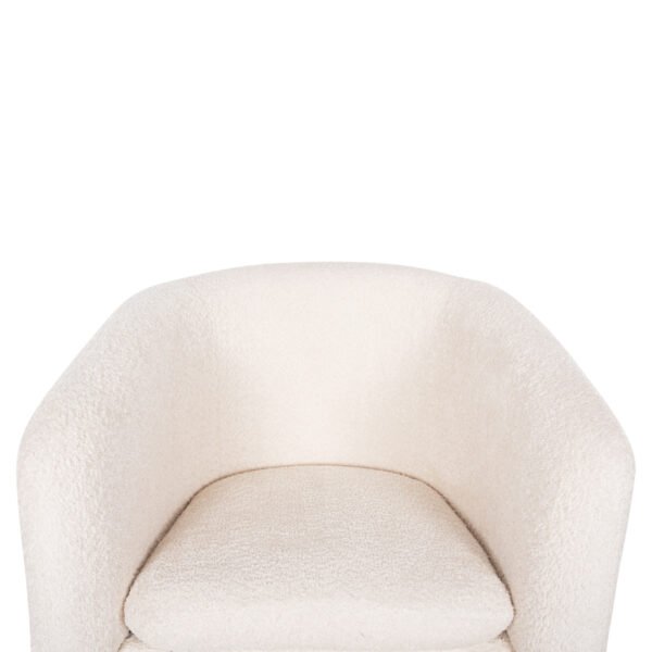 ΠΟΛΥΘΡΟΝΑ DOPER HM9590.06 ΜΠΟΥΚΛΕ ΥΦΑΣΜΑ ΛΕΥΚΟ-ΓΚΡΙ 68x72x76Υ εκ. - Image 8