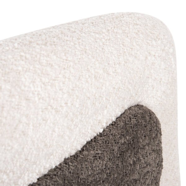 ΠΟΛΥΘΡΟΝΑ DOPER HM9590.06 ΜΠΟΥΚΛΕ ΥΦΑΣΜΑ ΛΕΥΚΟ-ΓΚΡΙ 68x72x76Υ εκ. - Image 9